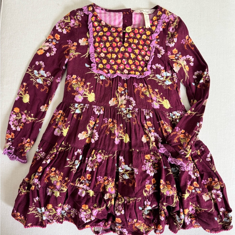 Easter Matilda Jane Size 6 Plum Floral Dress | Fall Family Pictures
